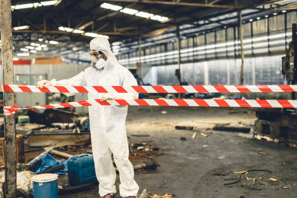 Professional Drug Lab Cleanup technician working in Henderson, NV